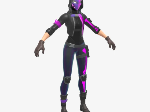 Violet - Fortnite 3D Model