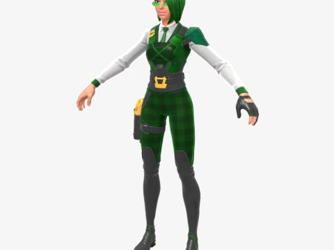 Lucky Envoy - Fortnite 3D Model