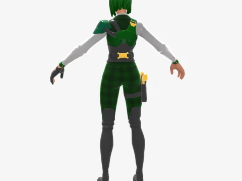 Lucky Envoy - Fortnite 3D Model
