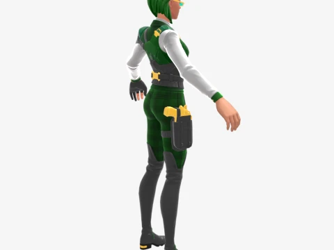 Lucky Envoy - Fortnite 3D Model