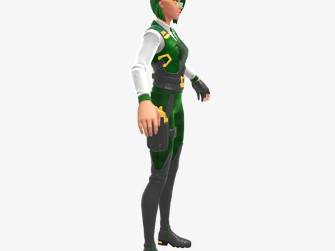 Lucky Envoy - Fortnite 3D Model