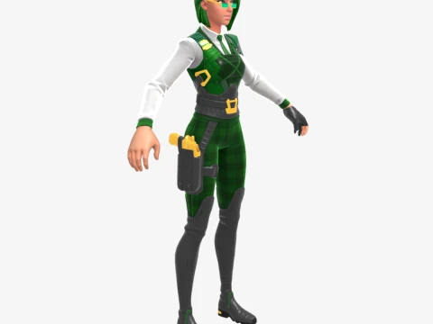 Lucky Envoy - Fortnite 3D Model