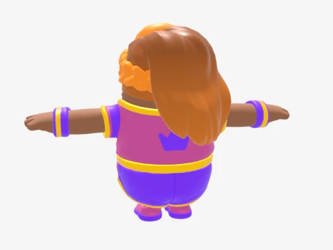 Aerobic Assassin Fall Guy - Fortnite 3D Model
