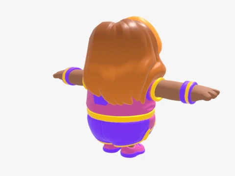 Aerobic Assassin Fall Guy - Fortnite 3D Model