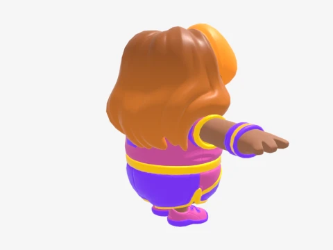 Aerobic Assassin Fall Guy - Fortnite 3D Model