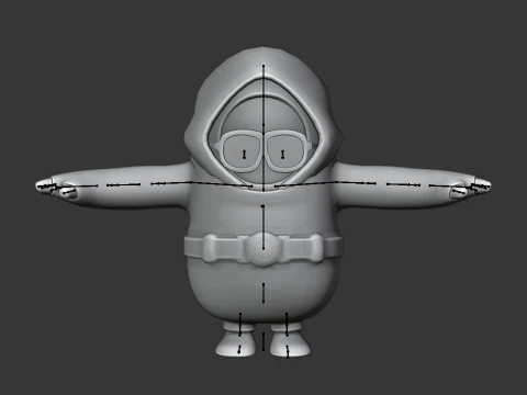 Grimey Fall Guy - Fortnite 3D Model