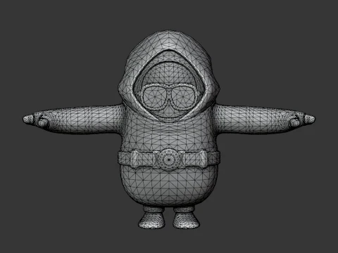 Grimey Fall Guy - Fortnite 3D Model