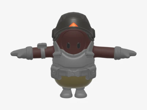 Aerial Assault Trooper Fall Guy - Fortnite 3D Model