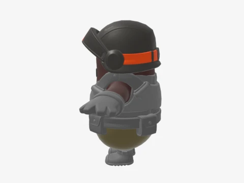 Aerial Assault Trooper Fall Guy - Fortnite 3D Model