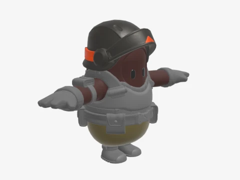Aerial Assault Trooper Fall Guy - Fortnite 3D Model
