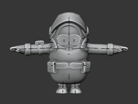 Aerial Assault Trooper Fall Guy - Fortnite 3D Model