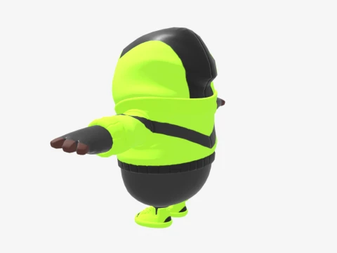 Scorpius Operative Fall Guy - Fortnite 3D Model