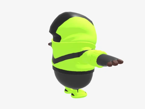Scorpius Operative Fall Guy - Fortnite 3D Model