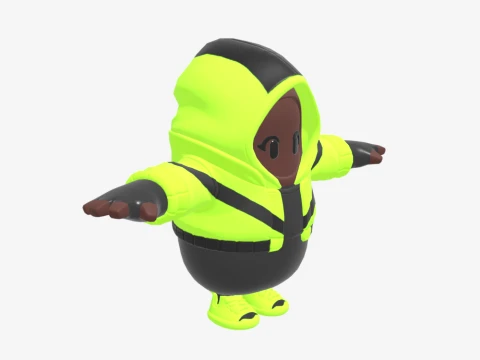 Scorpius Operative Fall Guy - Fortnite 3D Model