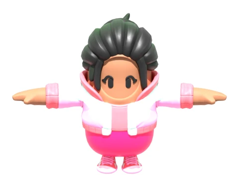 Mariposa Fall Guy &ndash; Fortnite 3D Modell