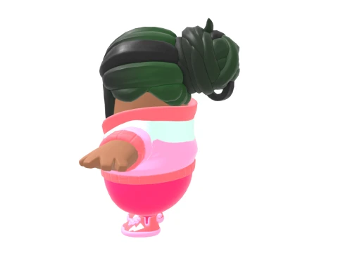 Mariposa Fall Guy - Fortnite 3D Model