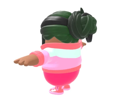 Mariposa Fall Guy - Fortnite 3D Model