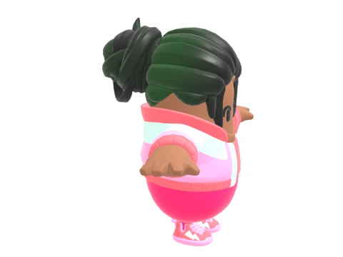Mariposa Fall Guy - Fortnite 3D Model