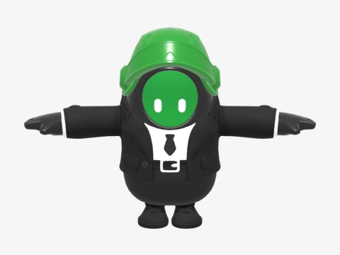 Brainstorm Fall Guy - Fortnite 3D Model