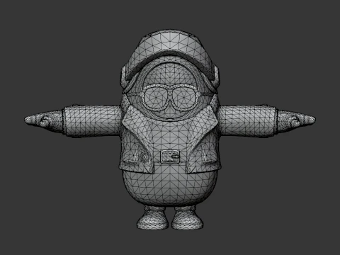 Brainstorm Fall Guy - Fortnite 3D Model