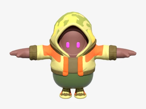 Cursed Kodama Fall Guy - Fortnite 3D Model