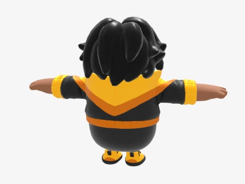 Dark Fall Guy - Fortnite 3D Model