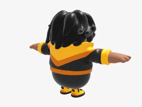 Dark Fall Guy - Fortnite 3D Model