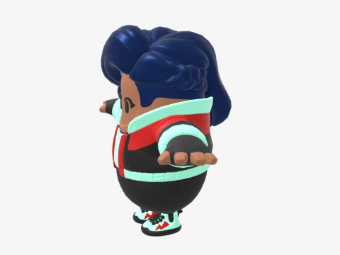 Agent Weaver Fall Guy - Fortnite 3D Model
