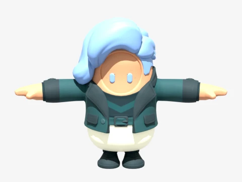 Nezumi Fall Guy-Fortnite 3D Model