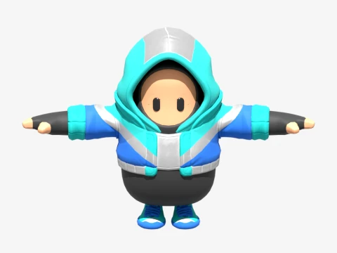Surf Strider Fall Guy-Fortnite 3D Model
