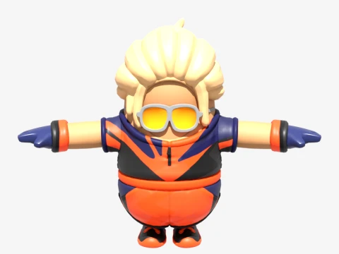 Tide Strider Fall Guy - Fortnite 3D Model