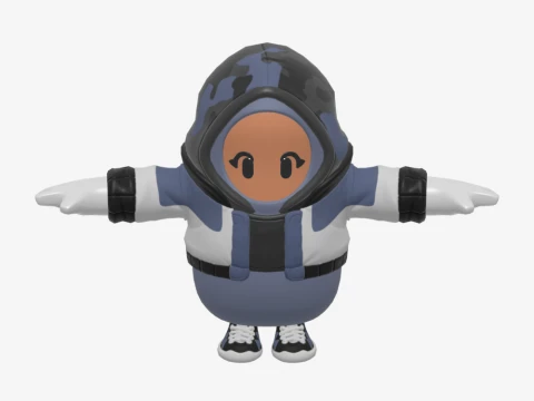 Hailstorm Fall Guy - Fortnite 3D Model