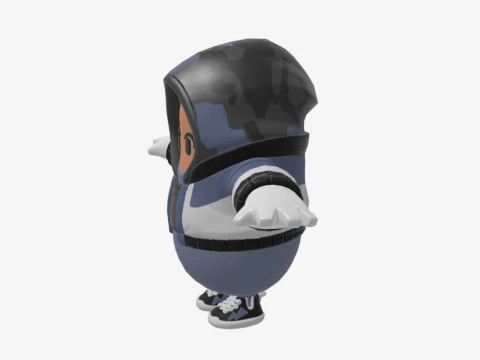 Hailstorm Fall Guy - Fortnite 3D Model