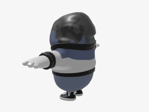 Hailstorm Fall Guy - Fortnite 3D Model