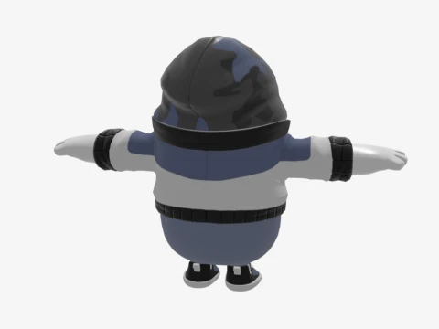 Hailstorm Fall Guy - Fortnite 3D Model