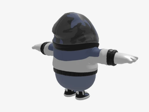 Hailstorm Fall Guy - Fortnite 3D Model