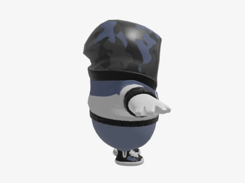 Hailstorm Fall Guy - Fortnite 3D Model