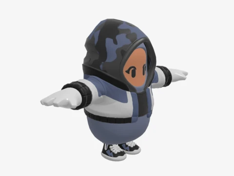 Hailstorm Fall Guy - Fortnite 3D Model
