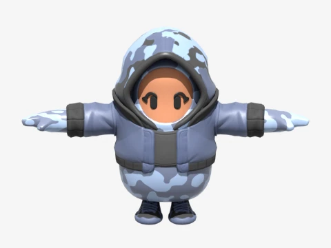 Chill Count Fall Guy - Fortnite Modelo 3D