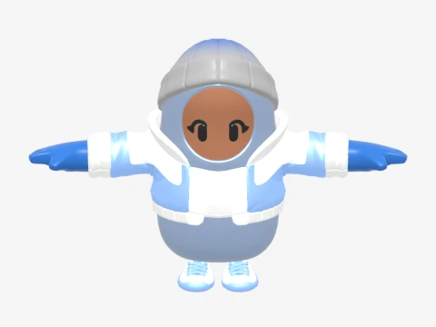 Frost Squad Fall Guy- Fortnite 3D Model