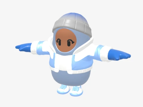 Frost Squad Fall Guy- Fortnite 3D Model
