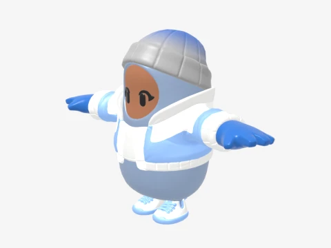 Frost Squad Fall Guy- Fortnite 3D Model