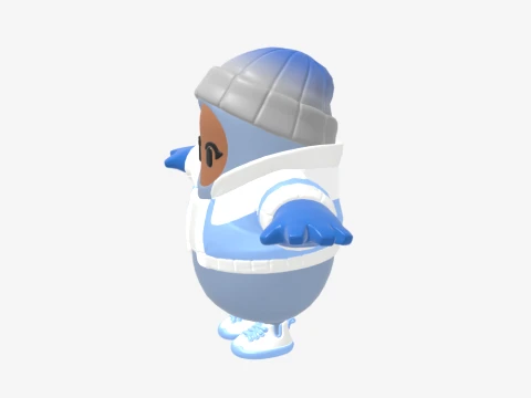Frost Squad Fall Guy- Fortnite 3D Model
