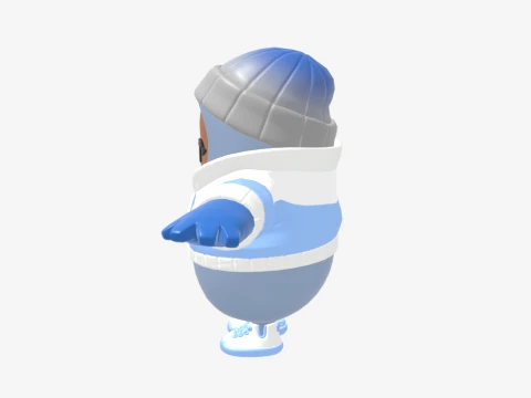 Frost Squad Fall Guy- Fortnite 3D Model