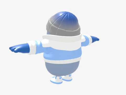 Frost Squad Fall Guy- Fortnite 3D Model
