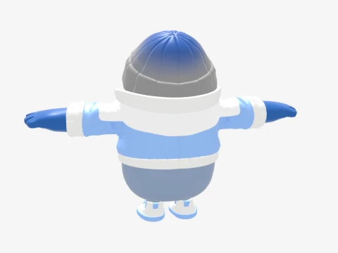 Frost Squad Fall Guy- Fortnite 3D Model