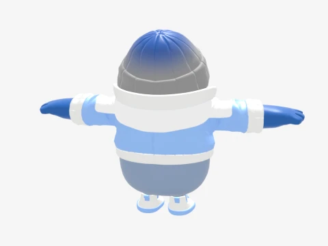 Frost Squad Fall Guy- Fortnite 3D Model