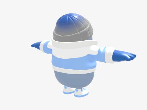 Frost Squad Fall Guy- Fortnite 3D Model