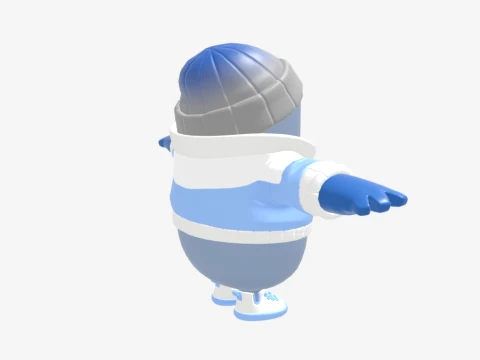 Frost Squad Fall Guy- Fortnite 3D Model