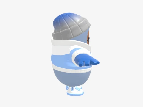 Frost Squad Fall Guy- Fortnite 3D Model